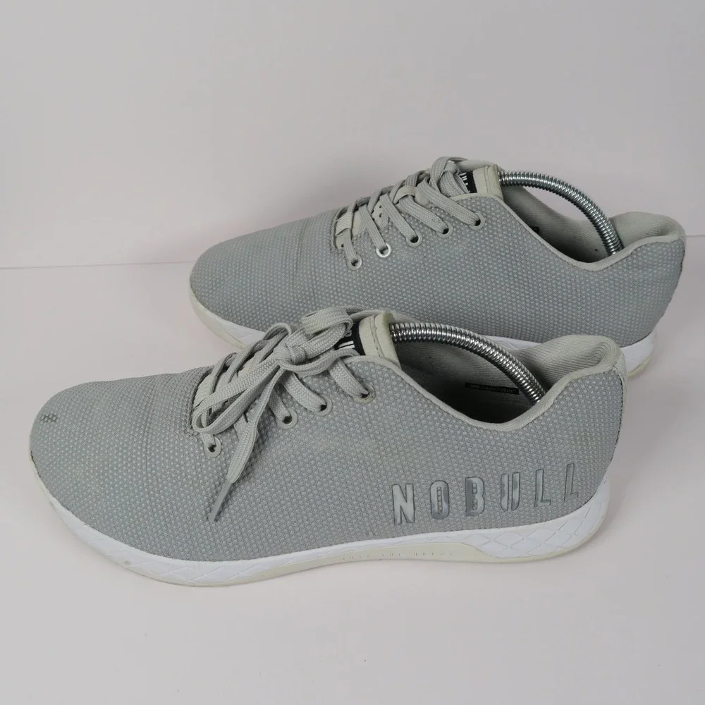 NOBULL Trainer Grey Mesh Low Top Training Shoes Mens 10.5 Womens‎ 12
